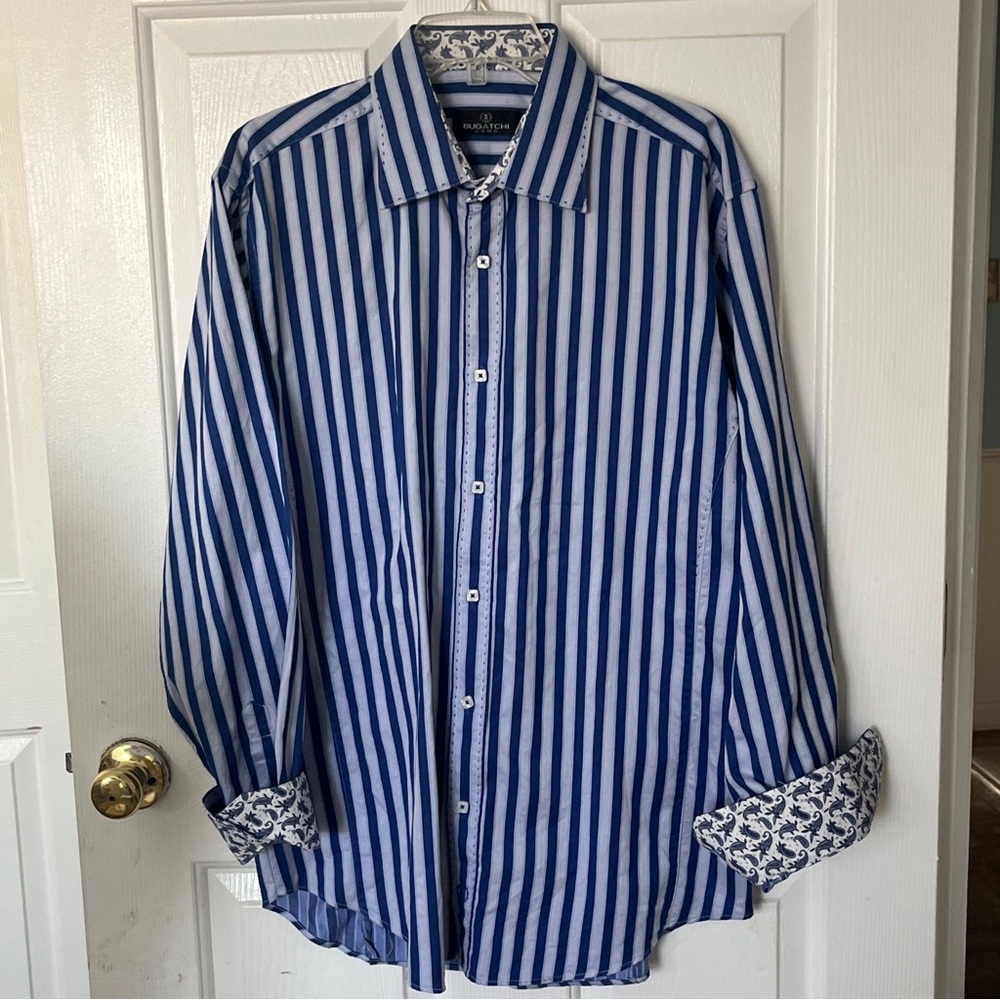 Bugatchi shirt XL flip cup